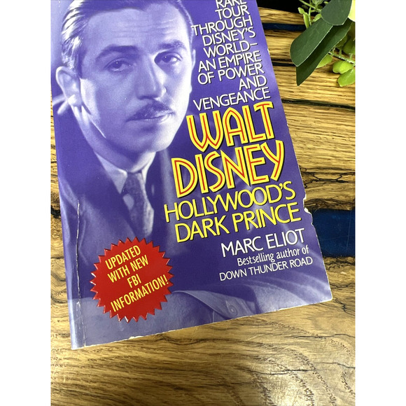 1994 Walt Disney Hollywood's Dark Prince By Marc Eliot First Edition Book - Picture 5 of 7